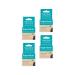 Paperdent Set of 4 dental floss eucalyptus & mint - waxed vegan environmentally friendly packaging