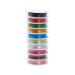 PandaHall 10 Rolls 160 FT 10 Colors 0.8mm Aluminum Craft Wire 20 Guage Flexible Floral Colored Jewely Beading Wire for DIY Jewelry Craft Making Each Roll 16 Feet 20 Gauge (0.8mm) 10 Colors- 16 Feet 2