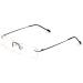 V.W.E. Full Rimless Lightweight Slim Reading Glasses - Elegant Gunmetal 2.75x Low Profile Readers for Smart Style - Buy Online on GoSupps.com