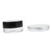 Housoutil 2 Sets Cases Mirror Makeup Powder Empty Containers Cushions Loose Cosmetic Compact Case Puffs Puff
