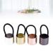 Lurrose 4-Piece Hair Tie Set - Metal Ring Elastic Ponytail Holders & Hair Jewelry for Women - Black Silver Gold & Rose Gold - Buy Online on GoSupps.com