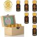 Pure Life Top 6 Essential Oils Set - 100% Organic Aromatherapy Kit for Diffuser & Humidifier - Lavender, Peppermint, Eucalyptus, Orange, Vanilla, Jasmine - Buy Online on GoSupps.com