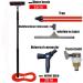 12-36ft Telescopic Pole Washing Brush Water Fed Window Cleaning Pole for Cleaning Windows Cleaning Photovoltaic Panels Trucks 35cm brush head 3.6m 3.6m 35cm Brush Head - Buy Online on GoSupps.com