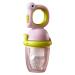 Maseaxi Baby Feeder |Baby food holder made of food -safe silicone with spiral drive - healthy and safe nibble feed dispenser bite rings for toddlers newborns and small children pink