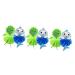 NOLITOY 6 Pcs Children's Bath Ball Kid Body Wash Cute Bath Loofahs for Body Baby Sponge Exfoliating Balls Bath Body Sponge Newborn Polyethylene Animal Bath Products