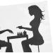 Nail Salon Wall Sticker PVC Vinyl Waterproof Wonderful Nail Art Window Sticker Durable Stylish for Nail Salons Beauty Salons(S) - Buy Online on GoSupps.com