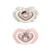 Canpol babies silicone pacifier 2 pieces (18 m+ Bonjour Paris Girl) Bonjour Paris Pink 18 m+