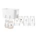 MAM EASY Start Anti-Colic Combi Set Baby bottle Set with 6 bottles against colic (2 x 130 ml 160 ml 260 ml) & bottle basket baby equipment from birth beige easy Start Combi Set