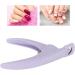 False Nail Trimmer Stainless Steel Nail Tip Cutter Portable Ergonomic Safe for Novice for Home (Purple) - Buy Online on GoSupps.com