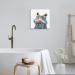 Modern Farmhouse Feminine Frog Wall Decor | Red Lips & Long Eyelash Frog Desk Art for Living Room | Women's Home Decor (50x50CM) - Buy Online on GoSupps.com