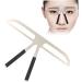 Beavorty Tool Eyebrow Ruler Stencil Eyebrow Stencil Kit Brow Stencils Calipers Stainless Steel medium As Shown - Buy Online on GoSupps.com
