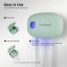 Lock & Lock UV LED Toothbrush Sterilizer - Portable Mint Green Container for Disinfection of 2 Brushes - Buy Online on GoSupps.com