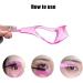 2PCS Plastic Makeup Eyelash Tool Upper Lower Eye Lash Mascara Guard Applicator 3 In 1 Eyelash Tools Mascara Shield Applicator with Eyelash Comb - Buy Online on GoSupps.com