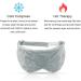 Weighted Eye Sleeping Mask with Hot Cold Therapy Pack - Universal Size Adjustable for Migraine, Dry Eyes, Sinus Pain - Removable Heatable and Freezable Pack for Stress Relief - Buy Online on GoSupps.com