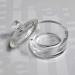 JIHUOO 2-Piece Clear Dappen Glass Nail Art Cup Set - Ideal Liquid & Powder Container with Lid - Buy Online on GoSupps.com