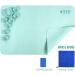 OSDUE 24x16 Non-Stick Silicone Craft Mat with Paint Cups - Blue Perfect for Kids Painting, Clay, DIY Creations - Buy Online on GoSupps.com