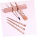 FRCOLOR 15 Pcs Triangular Foundation Brush Set - Pink Makeup Brushes for Face & Eyebrows - Portable Blending Brush Suite - Perfect for Flawless Makeup Application - Buy Online on GoSupps.com