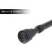 BigAlex Forearm Crutches (Black) - Lightweight & Adjustable for Comfort - Non Skid Rubber Tips - 2 Pcs - Buy Online on GoSupps.com