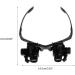 Glasses Magnifier 10x 15x 20x 25x LED Illumination Double Eyes Jewelry Eyeglass Tools - Buy Online on GoSupps.com