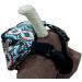 Showman Teal & Orange Aztec Print Insulated Saddle Pouch - High-Quality Nylon - Buy Online on GoSupps.com