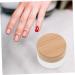 Mikinona Pen Wash Cup Nail Remover Bottle Crystal Nail Art Dappen Bowl Nail Art Dappen Cup Makeup Container Glass Containers Glass Craft Nail Art Cleaning Cup Tool Wood Frosted - Buy Online on GoSupps.com