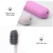 2pcs Soft Travel Toothbrush Set with Toothpaste - Assorted Colors - Eco-Friendly PP Material - Buy Online on GoSupps.com