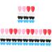 Uonlytech 60 pairs love slide hook ear pads for glasses sunglasses ear handles trailer coupling Accessories glasses bracket ear brags made of glass glasses strap holder glasses skulls