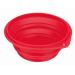 Trixie 25012 Travel Bowl Silicone 1 l/ 18 cm Red/Black Red/Black 18 cm