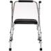 Foldable Wheelchair Walking Zimmer Frame with Padded Seat and 2 Wheels Crutch Rolling Transport Chairs for Elderly Disabled Interesting - Buy Online on GoSupps.com
