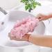 Long Handle Loofah Back Scrubber - Bath Body Brush Sponge (3 Pack, Pink/White/Blue) - Buy Online on GoSupps.com