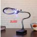 Magnifier Desktop Magnifier Lamp with Led Light Led Magnifying Lamp Folding Magnifying Glass Desktop Lamp 2.25x 5X Magnification Adjustable Swivel Arm for Desk Workbench Task Craft - Buy Online on GoSupps.com