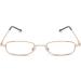 Lightweight Portable Metal Reading Glasses 2pk - 1.0 Diopters Gold | Pocket Case | For Men & Women - International Shipping Available - Buy Online on GoSupps.com