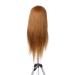 FESJOY hairdresser training exercise head shop window doll head real hair cosmetics puppet head puppet head exercise head blonde window doll head