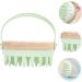 Anneome Silicone Shampoo Brush - Scalp Massager & Laundry Collector - Green 8.4x8x7.4cm - Buy Online on GoSupps.com