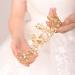 JWICOS Gold Tiara Crown for Women - Bridal Wedding & Prom Princess Tiara Crown - Elegant Floral Leaves Pearl Crown for Pageant & Halloween Costume - Buy Online on GoSupps.com