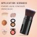 Makeup Brushes Retractable Brush Kabuki Makeup Brushes Foundation Brush Travel Face Kabuki Makeup Brush for Liquid Cream and Flawless Powder Cosmetics Black - Buy Online on GoSupps.com