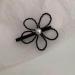 Fashionable Hair Accessory Handcrafted Flower Hair Clip Versatile Hairpins Stylish Flower Barrettes Pearl Flower Hairpin Black - Buy Online on GoSupps.com