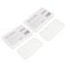 Baluue Lot de 2 Bo tes de Rangement pour Faux Cils Transparentes tuis Herm tiques Anti-Poussi re Fermeture S curis e Organisateurs Compacts pour Extensions de Cils Trousse Portable