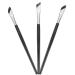 PAMINGONO 3pcs Set Angled Concealer Brush Eyebrow Brush Eyeliner Brush Eyeliner Tool Eyeshadow Brush Wood