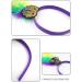 hgnxa Mardi Gras Headband for Woman with Sequins Feather Delicate Headbands Anti Slip Headbands Sweet Girls Prom Supplies Headband mask - Buy Online on GoSupps.com