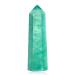 XIANNVXI 2" Green Fluorite Crystal Wand Healing Crystals Wand Tower Natural Gemstone Stone Hexagonal Point Wand for Reiki Meditation Therapy Energy Direction