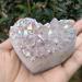Natural Crystal Rough 6-7cm Quartz Crystal Titanium Bismuth Silicon Cluster Heart Rainbows Stones - Buy Online on GoSupps.com