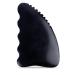 Ori MAGICI Gua Sha Facial Body Massage Tools, Unique 9-Edge Gua Sha Bian Stone, 3D Gua Sha Stone with Ridges, Gentle Gua Sha Scraping Massage Tool Black