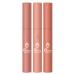 OnIUeZky Matte Lipstick Set NonStick Cup Strawberry Matte Lipstick Long Lasting Lip Gloss 3PCS Style 1