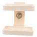 Anneome Soap Box House Draining Dish -mounted Soap Dishes Bathroom Decor Soap Holder for Shower Soap Stand Plastic Soap Dispenser Desk Topper Kitchen Double Layer White Drainer Rack Abs