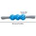 Generic Muscle Roller & Massager - Foam Back Roller for Athletes Full-Body Relief for Legs & Back - Blue - Buy Online on GoSupps.com