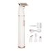 Women's Hair Remover 4 in 1 Trimmer Washable Cutting Head Care Tool for Facial Eyebrows Nose Armpit Bikini Area
