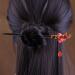 Antique Hairpin Hairpin Headpiece for Women Traditional Hair Sticks Red Hair Accessories for Women Japanese Hair Bride Pin Hair Sticks for Buns Miss China Wood Festive - Buy Online on GoSupps.com