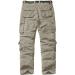Linlon Men's Quick Drying Lightweight Hiking Cargo Pants - 32 Khaki - Buy Online on GoSupps.com