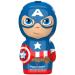 Marvel Captain America 2-in-1 Shower Gel & Shampoo - 3D Figure with Great Fragrance for Children and Adults (400 ml)